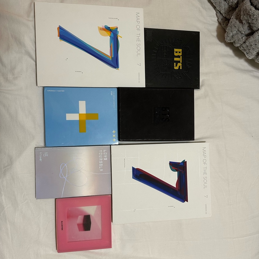 Kpop Bts Black Pink TXT albums